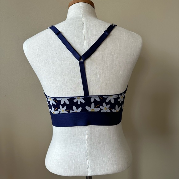 Mesh Daisy Print Parade Bralette - Picture 3 of 5